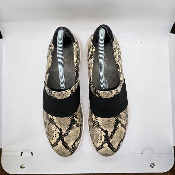 Clarks Kayleigh River Loafers-Snake Skin design-Women's 8.5‎ - Picture 3 of 8